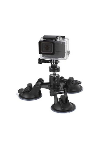 Wondernest Araba Genel Amaçlı Vakumlu Araç Braketi, Ptz + Gopro Vida İle Sabit Cam Video Çekim Tabanı Çok Renkli