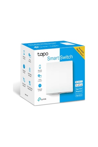 TP-Link Tapo S210 Wi-Fi Akıllı Işık Anahtarı 1 Düğme - 1 Yol