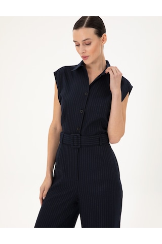 Pierre Cardin Kadın Lacivert Tulum Dokuma 50292301-vr033 Lacivert