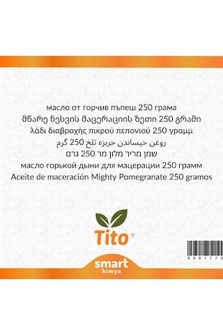 Tito Kudret Narı Maserasyon Yağı Momordica Charantia 250 G