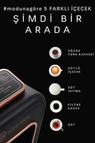 Karaca Hatır Plus Mod 5 In 1 Konuşan Kahve ve Çay Makinesi