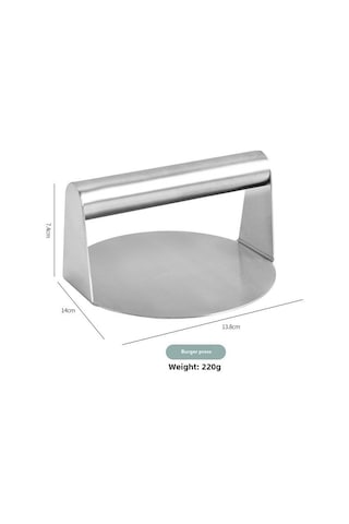 Hombey Ev Kullanıma El İşlemli Çelik Burger Press: Dairesel-kare Köfte Ve Hamur Pres Aleti - Toptan Stok