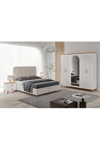 Nevada 6 Kapaklı Komple Mdf Yatak Odası Takımı