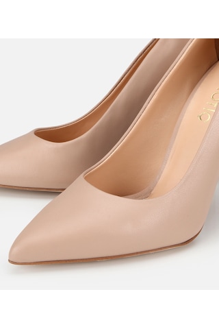 Hotiç Kadın Deri Bej Yüksek Topuklu Stiletto 01ayh322810a330 01ayh322810a330