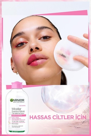 Garnier Saf & Temiz Nemlendiren Temizleyici 250 ML + Micellar Makyaj Temizleme Suyu 200 ML