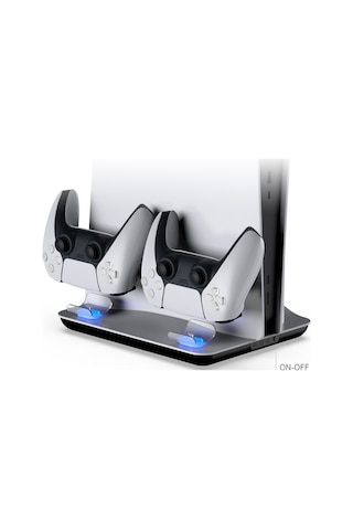 Dobe Ps5 Stand Şarj Istasyonu Soğutma Fanlı Multifonksiyonel