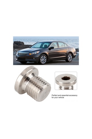 Ximistore9 M12x1.25mm Metal Oksijen Sensörü Emme Tıkanıklığı, Araç Ve Motosiklet Ekzos Portu İçin Dayanıklı Kapatma Tırnağı