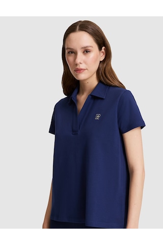 Pierre Cardin Kadın Lacivert Tişört Basic 50325465-vr033