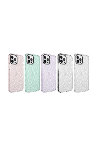 Apple Uyumlu iPhone 12 Pro Max Kılıf Zore Buzz Kapak Beyaz