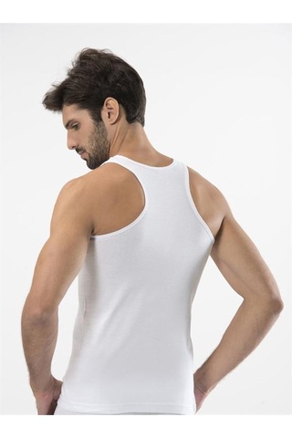 Türen 131 Spor Erkek Atlet İkili Paket-beyaz Beyaz