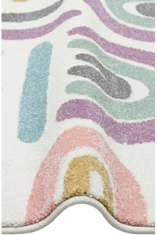 Eko Kids Kds 20 Pastel Hav Toz Vermez Çocuk Halısı Çok Renkli