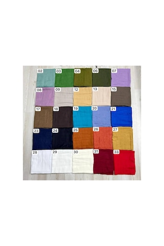 Myreal Bambu Kraş Şal Koyu Vizon - Ütü Gerektirmeyen Doğal Doku 90x200 Cm