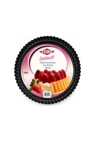 Fisko Tart Kalıbı 28 Cm Siyah