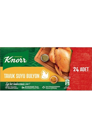 Knorr Tavuk Suyu Bulyon 24 Adet 240 Gr X 6 Adet