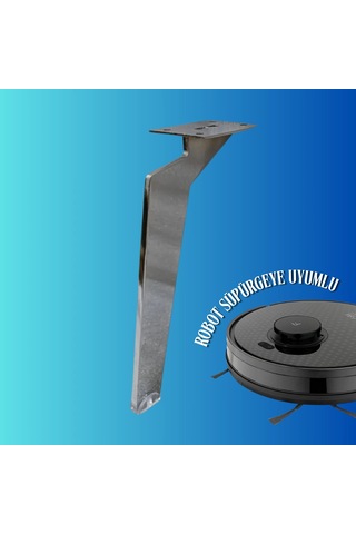 20 Cm Metal Tabanca Ayak Koltuk Ayağı Mobilya Ayağı Ünite Ayağı Konsol Ayağı Puf Berjer Ayağı Krom