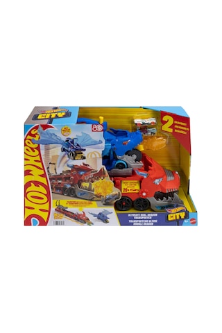 Hot Wheels Ultimate Dual Dragon Transporter Jbm72