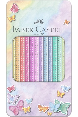 Faber-Castell Parlak Pastel Renkli 12'li Boya Kalemi Faber-Castell Parlak Pastel Renkli 12'li Boya Kalemi