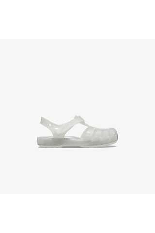 Crocs Isabella Glitter T Bebek Gri Sandalet Düz 208444 Gri