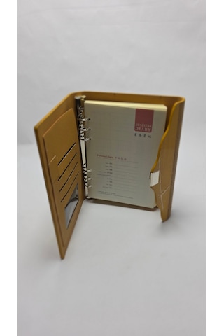 Frefly Store Hediyelik Kutulu Ahşap Ajanda Özel Tasarım Açık Kahverengi