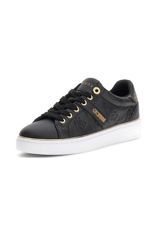 Guess Kadın Britz Kabartma Desenli Metalik Detaylı Sneaker - Siyah 4221490