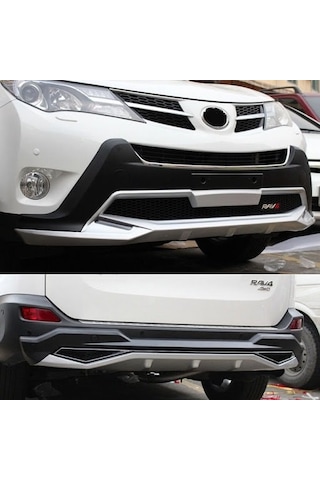 Toyota Uyumlu Rav 4 Ön Arka Tampon Difüzör 2014 2018 Gündüz Ledli Oem