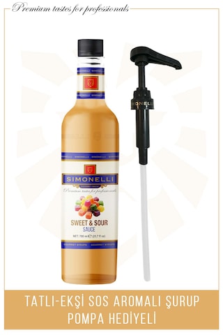 Tatlı & Ekşi Sos 700 Ml Pompa Hediyeli