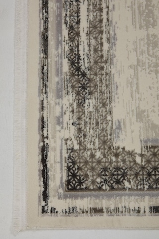 Çam Halı Lizbon 4512 Gri Enti Halı Modern Eskitme Desenli Makine Halısı