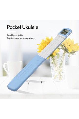 Ruicoo Muslady Suc-75 Mavi Portatif Ukulele Akor Ve Parmaklama Egzersiz Aleti Pil Dahil Değil