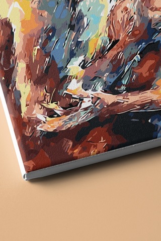 Webstyle Sayılarla Boyama Seti Kasnaklı Aşk Ve Tutku 2 60 X 75 Cm