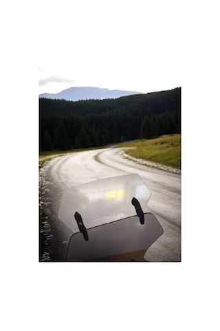 Revolt Uyumlu Deflektör Rüzgar Saptırıcı Siperlik Şeffaf Motor Camı Cam Uzatma Model 1