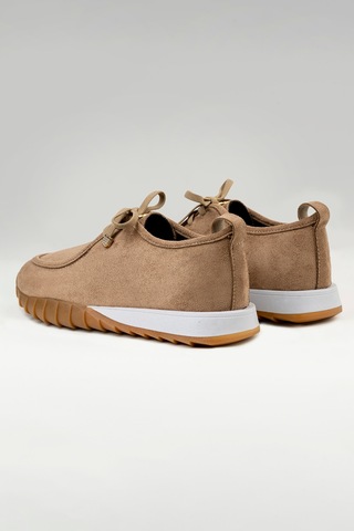 Tw Tonny White New York 057 Kadın Renkli Tabanlı Sneaker Yürüyüş Ayakkabısı Bej