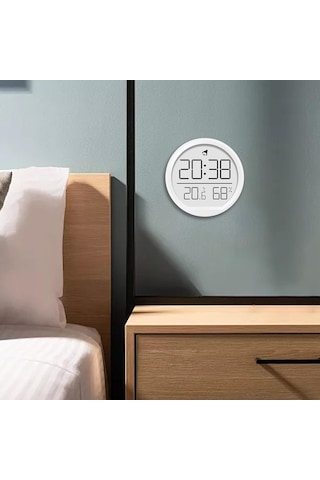 Suntek Dijital Duvar Saati Başucu Saati 2.9inç Pille Çalışan