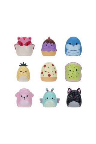 Squishmallows Squish-a-longs 3 Figür + Yüzük Çantalı Sürpriz Paket Seri 2 Al0075