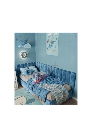 Winflex Yatak Başlık ,duvar Ve Oda Dekorasyon Panel 10adet- 15x100cm Turkuaz 100 x 150 CM
