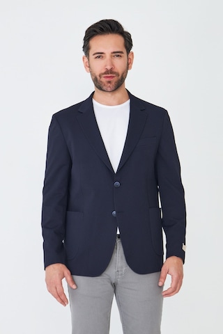 Lacivert Slim Fit Blazer Erkek Ceket Laci