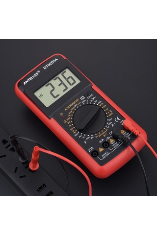 Dt-9205a-dt9205a Dmm Profesyonel Multimetre Dijital Hfe Ac Dc Gerilim Akım 1000 V 20a Kapasite Direnci Süreklilik Diyot Test Cihazı