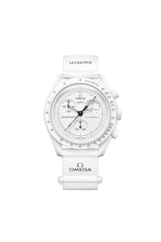 Swatch Omega Moonswatch Mission To The Moonphase So33w700 Beyaz