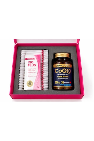 Ino Plus Miyo-inositol Metil Folat D3 30 Saşe + Coq10 30 Kapsül