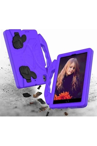 Fuchsia Apple Uyumlu iPad 10. Nesil 10.9 İnç Eğlenceli Yumuşak Standlı Like Tablet Kılıfı Standlı Kapak