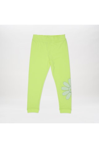 Panço Kız Çocuk Baskı Detaylı 2'li Takım Sarı 2411gk17001-4478 001