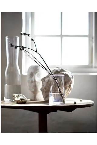 Sumuhome Tıdvatten Cam Vazo Saydam Cam 30 Cm Saydam