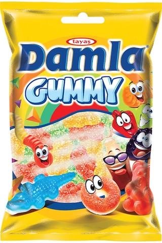 Tayaş Damla Gummy Bears Sour Jel Şeker 1 KG