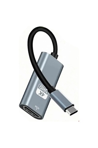 Type-c Hdmı Çevirici Adapter 4k Type-c Kabloyu Hdmı Girişe Çeviren Cihaz Yüksek Çözünürlük Destekli
