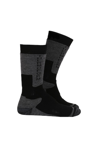 Thermoform Outdoor Çorap Siyah 3'lü Paket Gri - Siyah