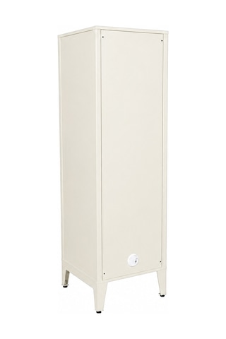 Alfafonet Ziglat Serisi Kilitli Metal Home Office Dolabı Metal Kapaklı Mat Beyaz Ral 9003 450x1500x450 Mm