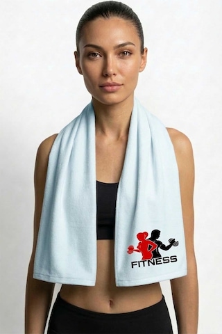 Sports Dijital Baskılı 50x100 Cm Spor Havlusu Sport6 Turkuaz
