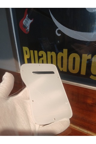 Elektro Gitar Tremolo Arka Yay Kapağı Şeffaf