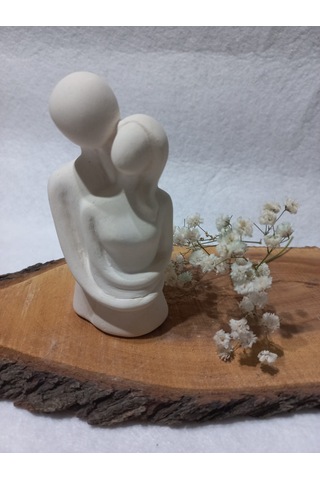 Sarılan Sevgili Biblo Beyaz 01