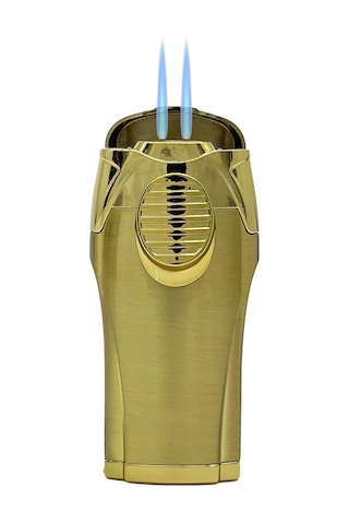 Parmida Gold 3 Ü 1 Arada Lüks Puro Çakmağı Entegre Punch Delici Sarı