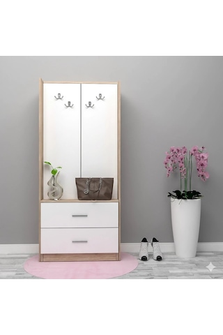 Alonsa 2 Kapaklı Portmanto Çok Renkli